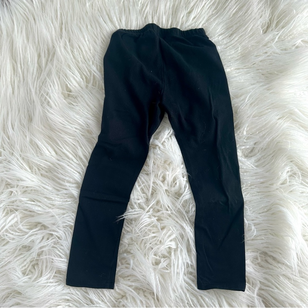 Cat & Jack Target Toddler Girls Black Leggings Pants Size 4T - Picture 2 of 3